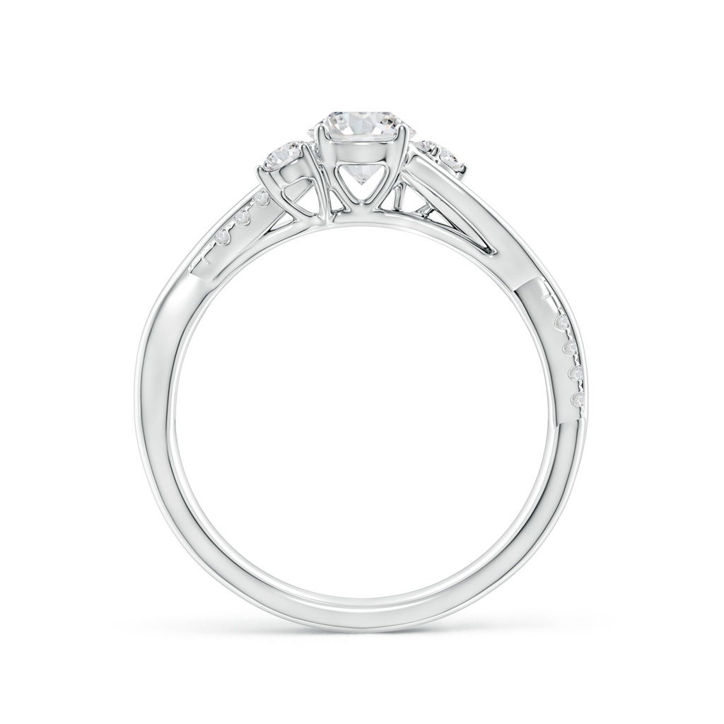 5mm HSI2 Nature Inspired Diamond Twisted Vine Ring in White Gold - side 199