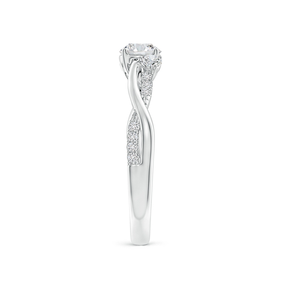 5mm HSI2 Nature Inspired Diamond Twisted Vine Ring in White Gold side 299