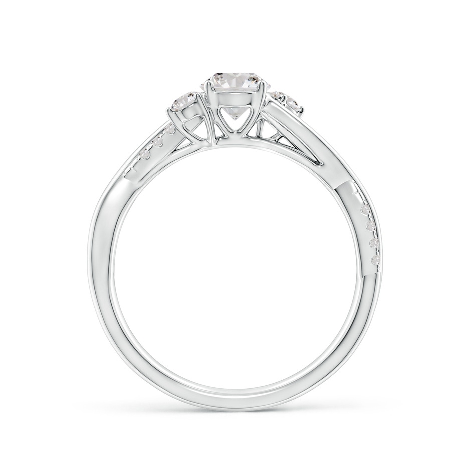 5mm IJI1I2 Nature Inspired Diamond Twisted Vine Ring in P950 Platinum side 199