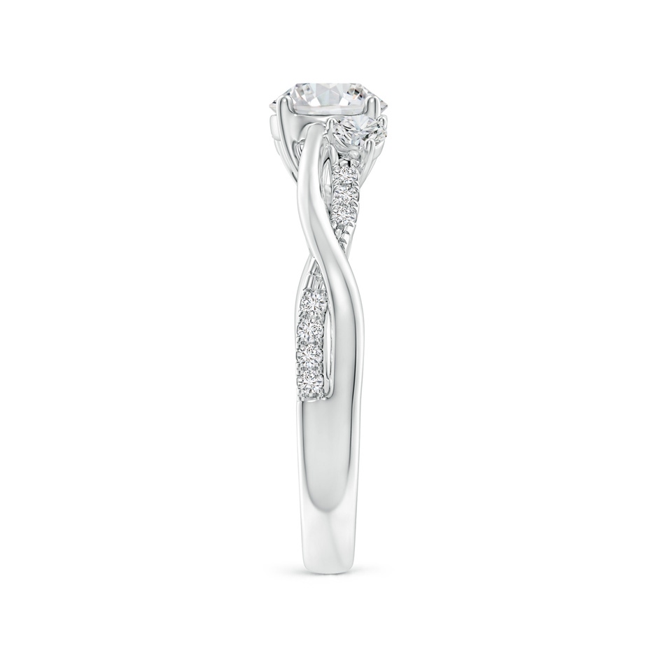 6mm HSI2 Nature Inspired Diamond Twisted Vine Ring in White Gold side 299