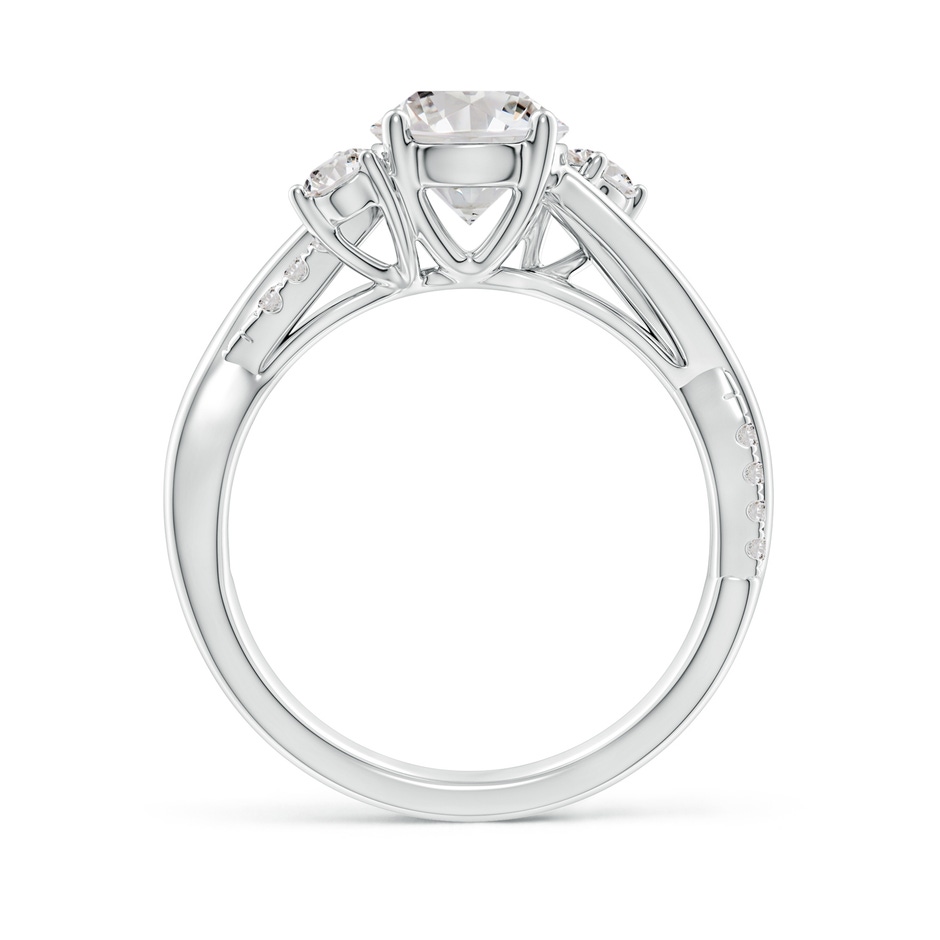 7mm IJI1I2 Nature Inspired Diamond Twisted Vine Ring in P950 Platinum side 199