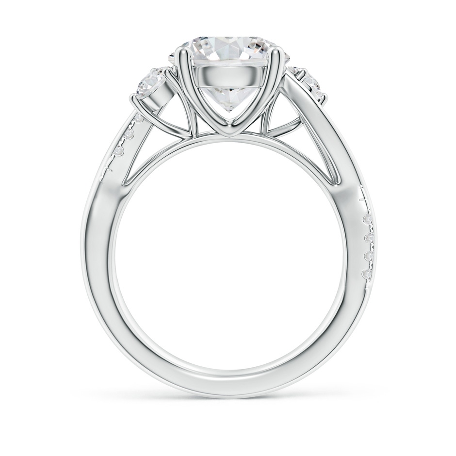 9.2mm HSI2 Nature Inspired Diamond Twisted Vine Ring in P950 Platinum side 199