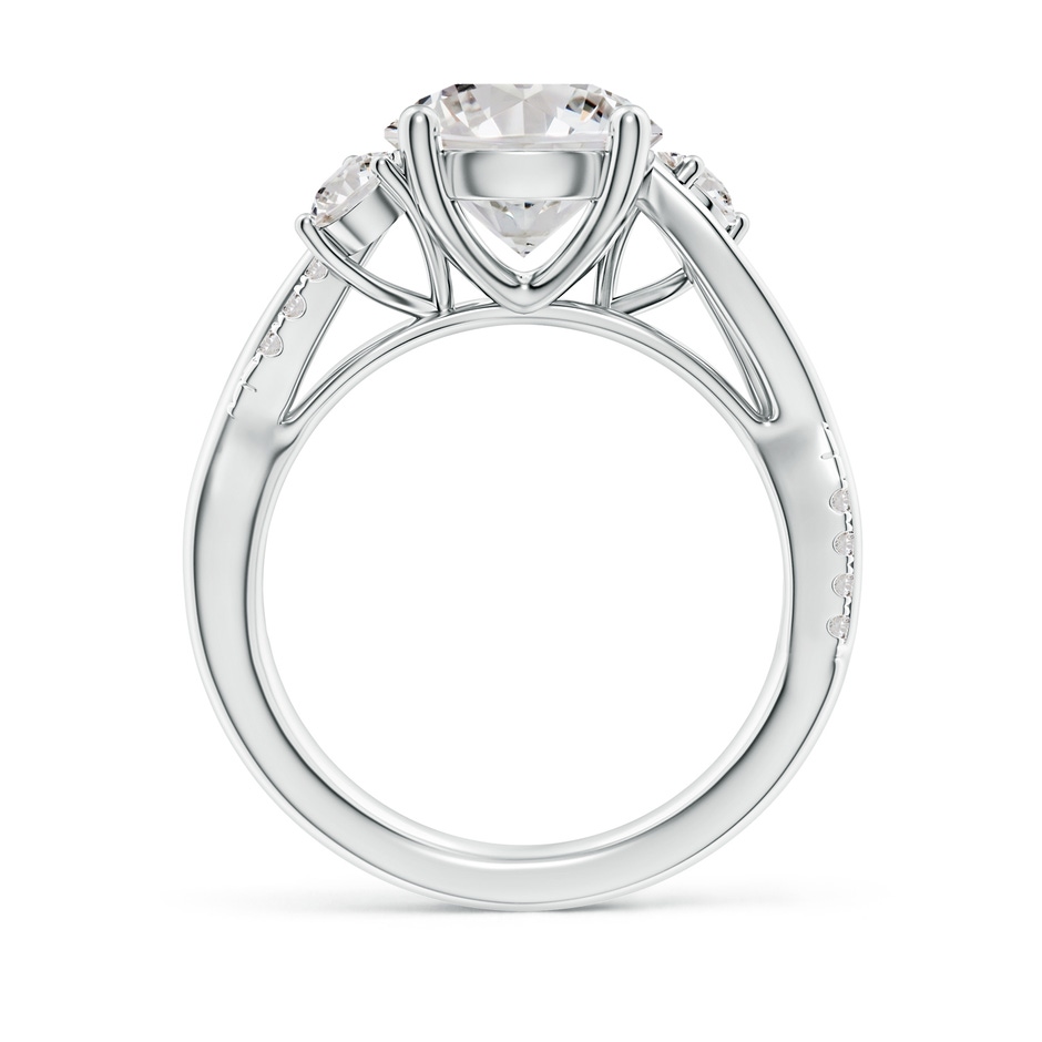 9.2mm IJI1I2 Nature Inspired Diamond Twisted Vine Ring in P950 Platinum side 199