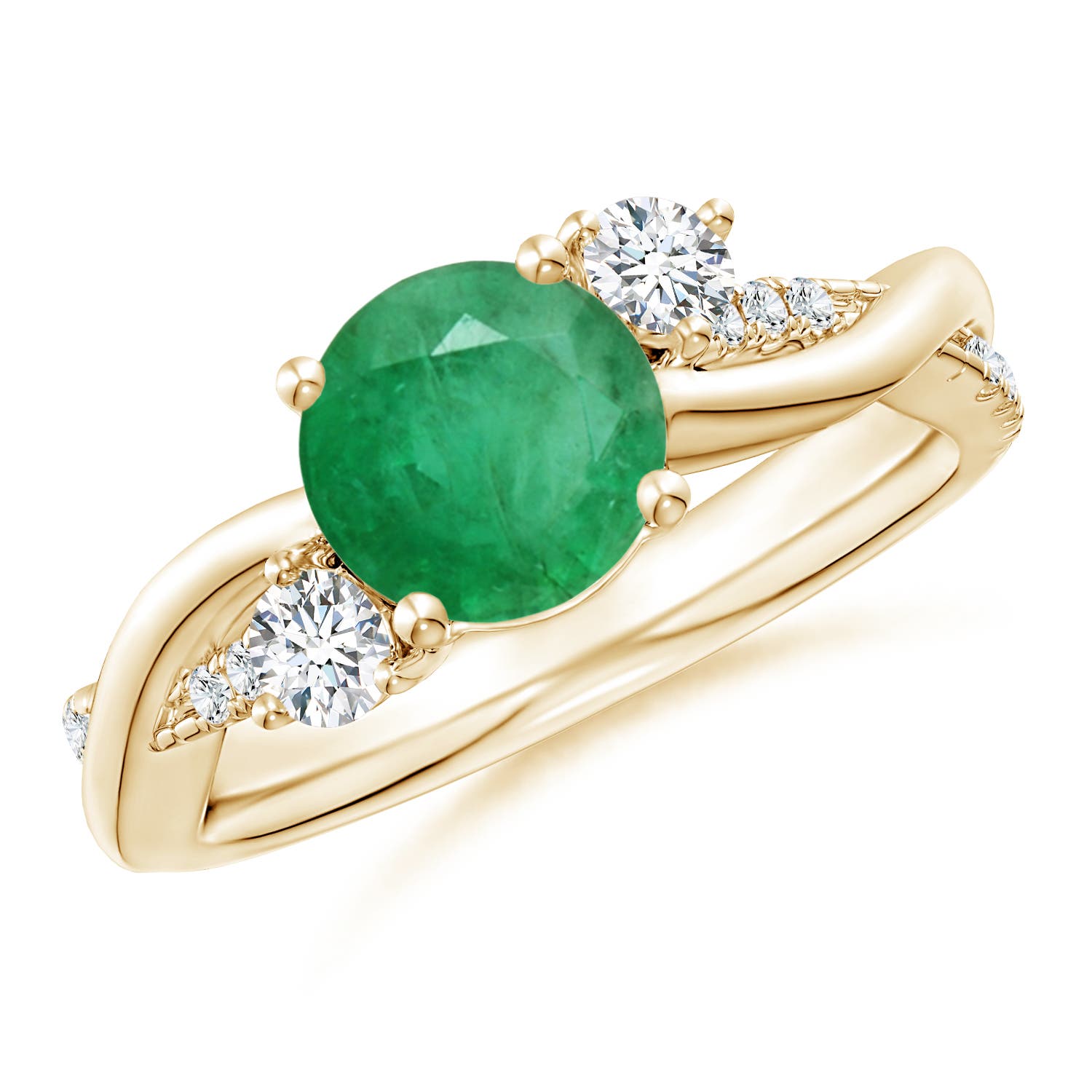 A - Emerald / 1.52 CT / 14 KT Yellow Gold