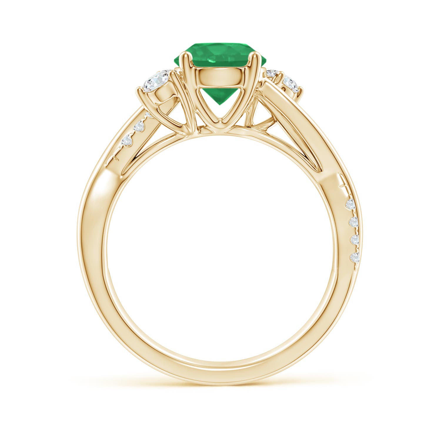 A - Emerald / 1.52 CT / 14 KT Yellow Gold