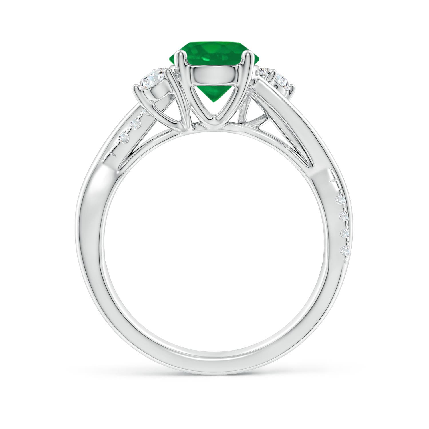 AA - Emerald / 1.52 CT / 14 KT White Gold