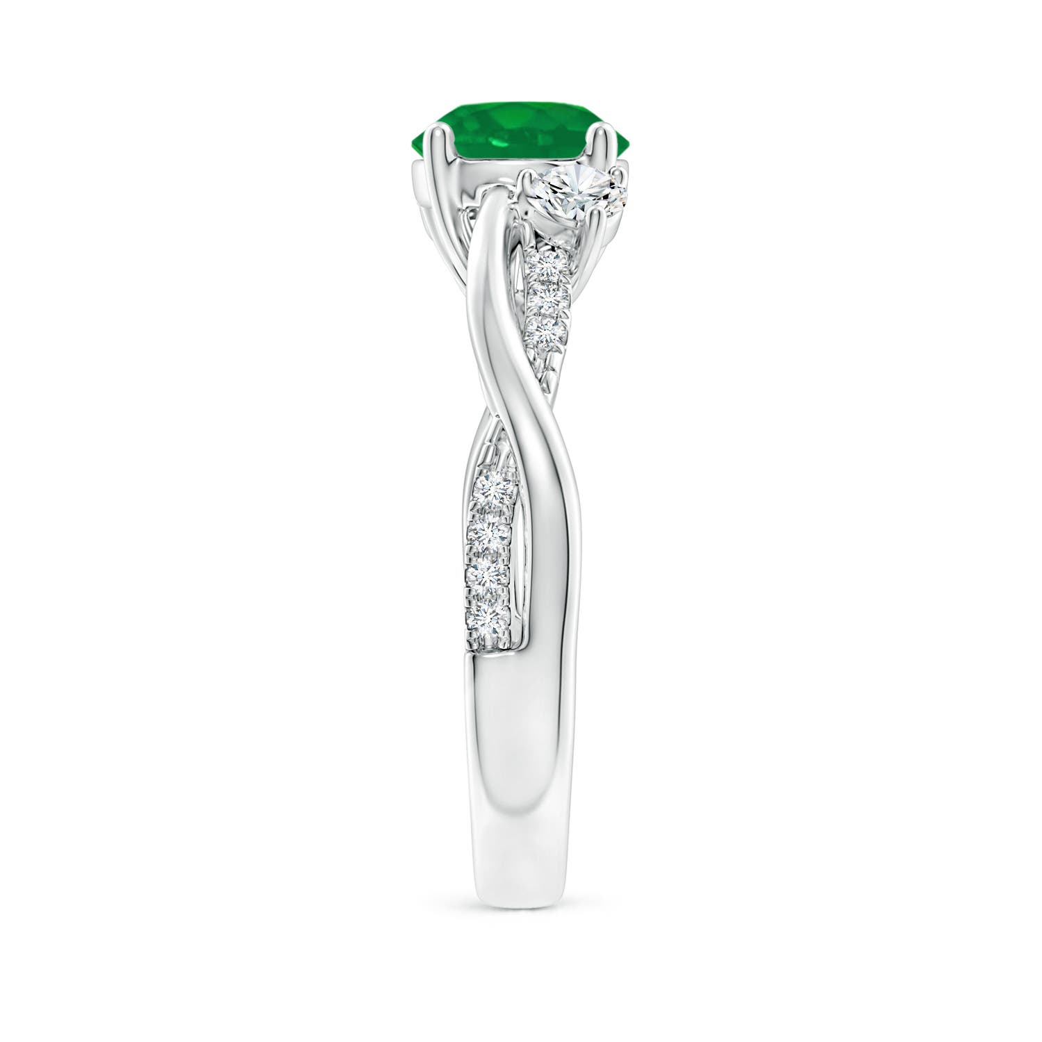 AA - Emerald / 1.52 CT / 14 KT White Gold