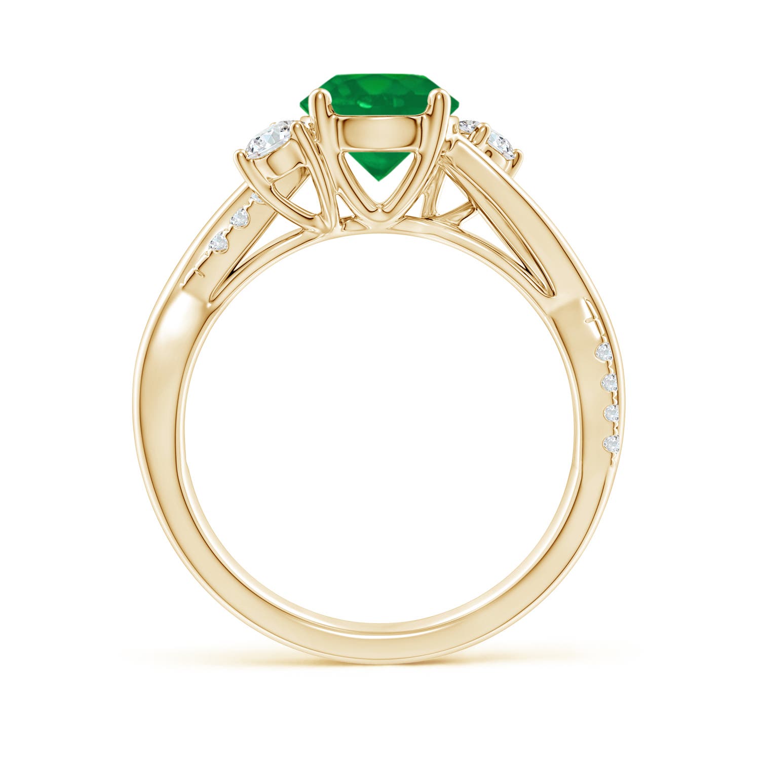 AA - Emerald / 1.52 CT / 14 KT Yellow Gold