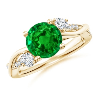 Round AAAA Emerald