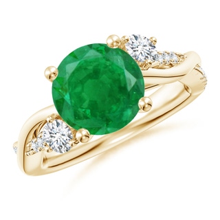Round AA Emerald