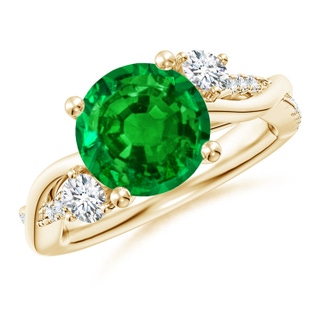 Round AAAA Emerald
