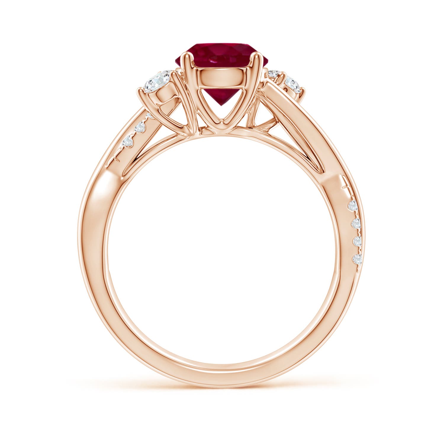 A - Ruby / 1.72 CT / 14 KT Rose Gold