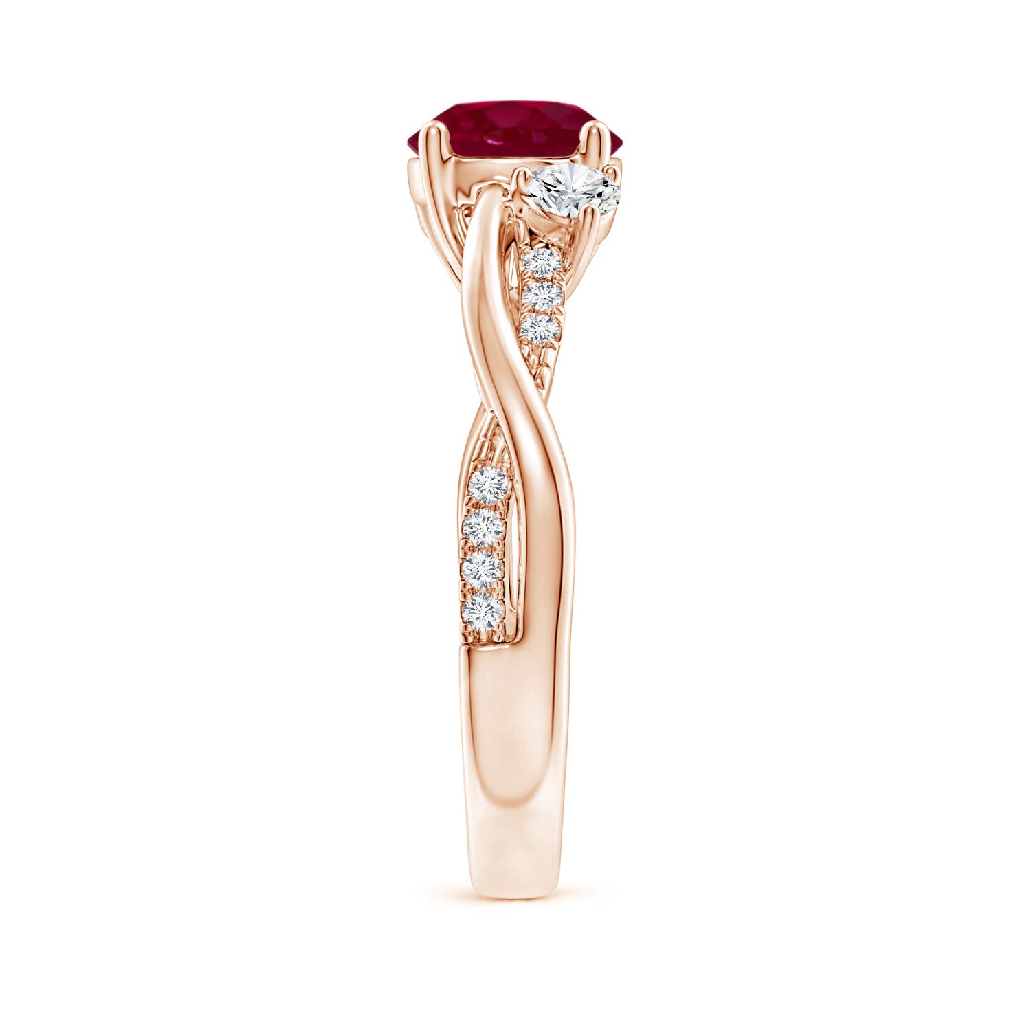 A - Ruby / 1.72 CT / 14 KT Rose Gold