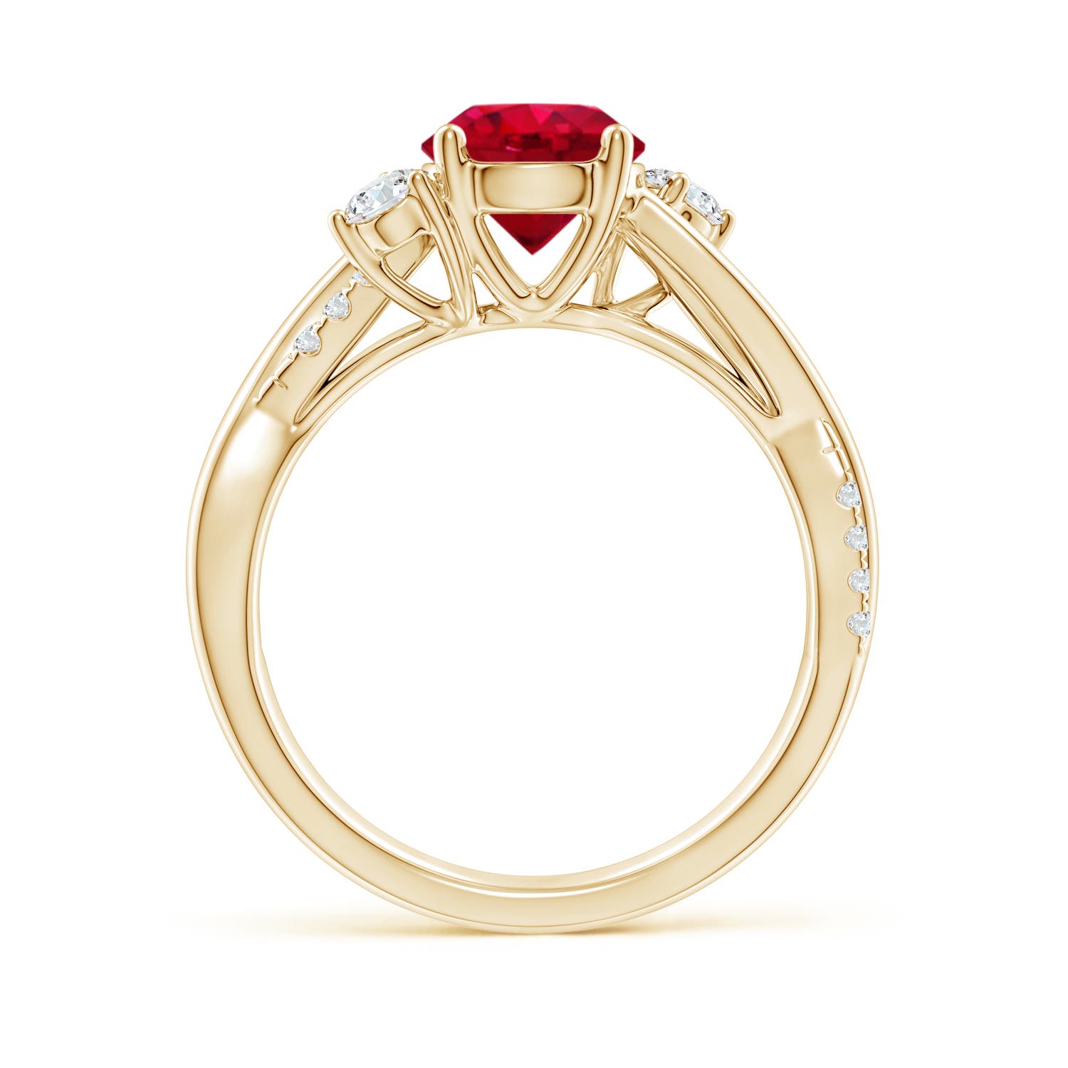 AAA - Ruby / 1.72 CT / 14 KT Yellow Gold