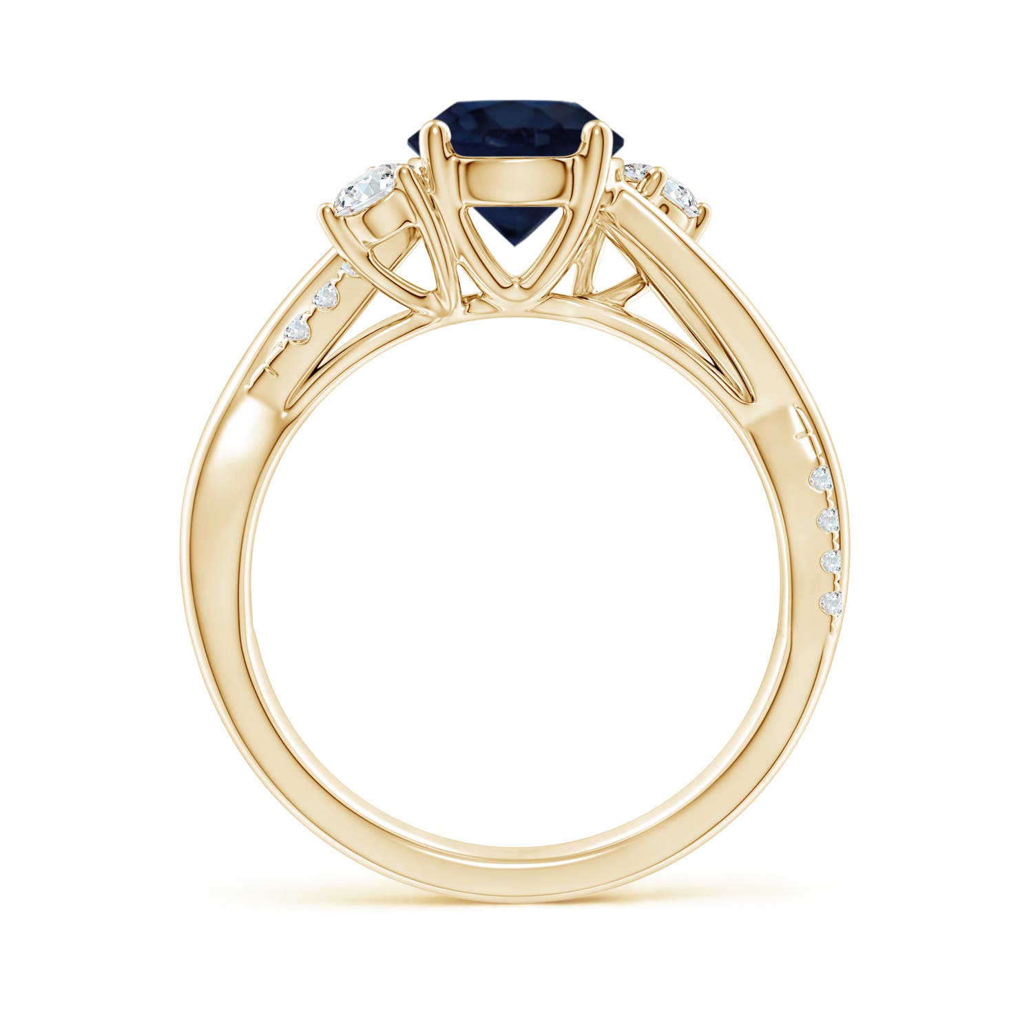 A - Blue Sapphire / 1.92 CT / 14 KT Yellow Gold