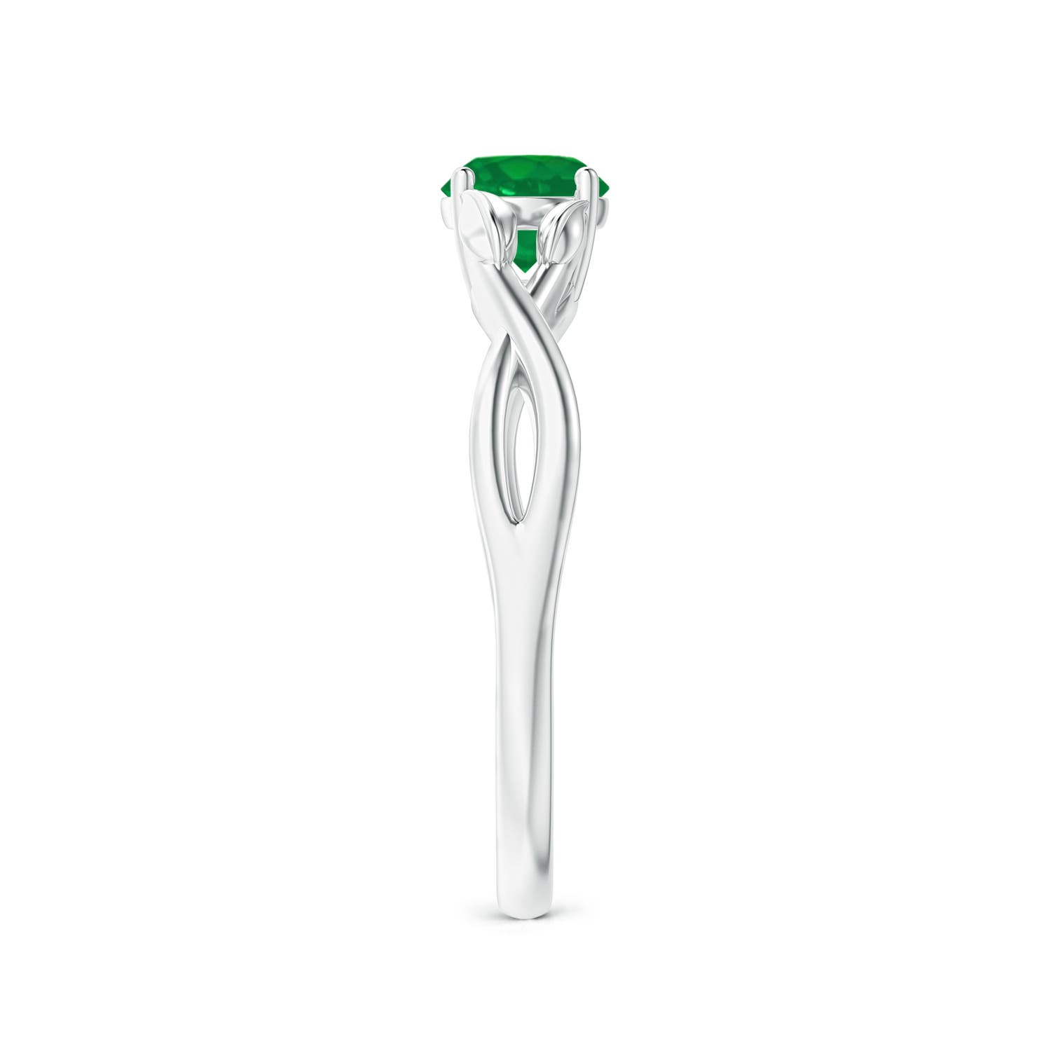 AA - Emerald / 0.45 CT / 14 KT White Gold