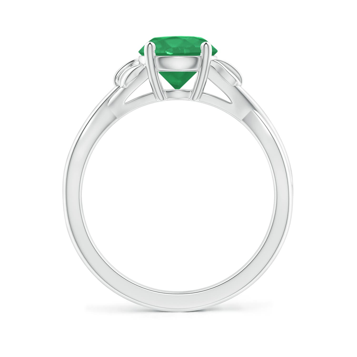 A - Emerald / 1.2 CT / 14 KT White Gold