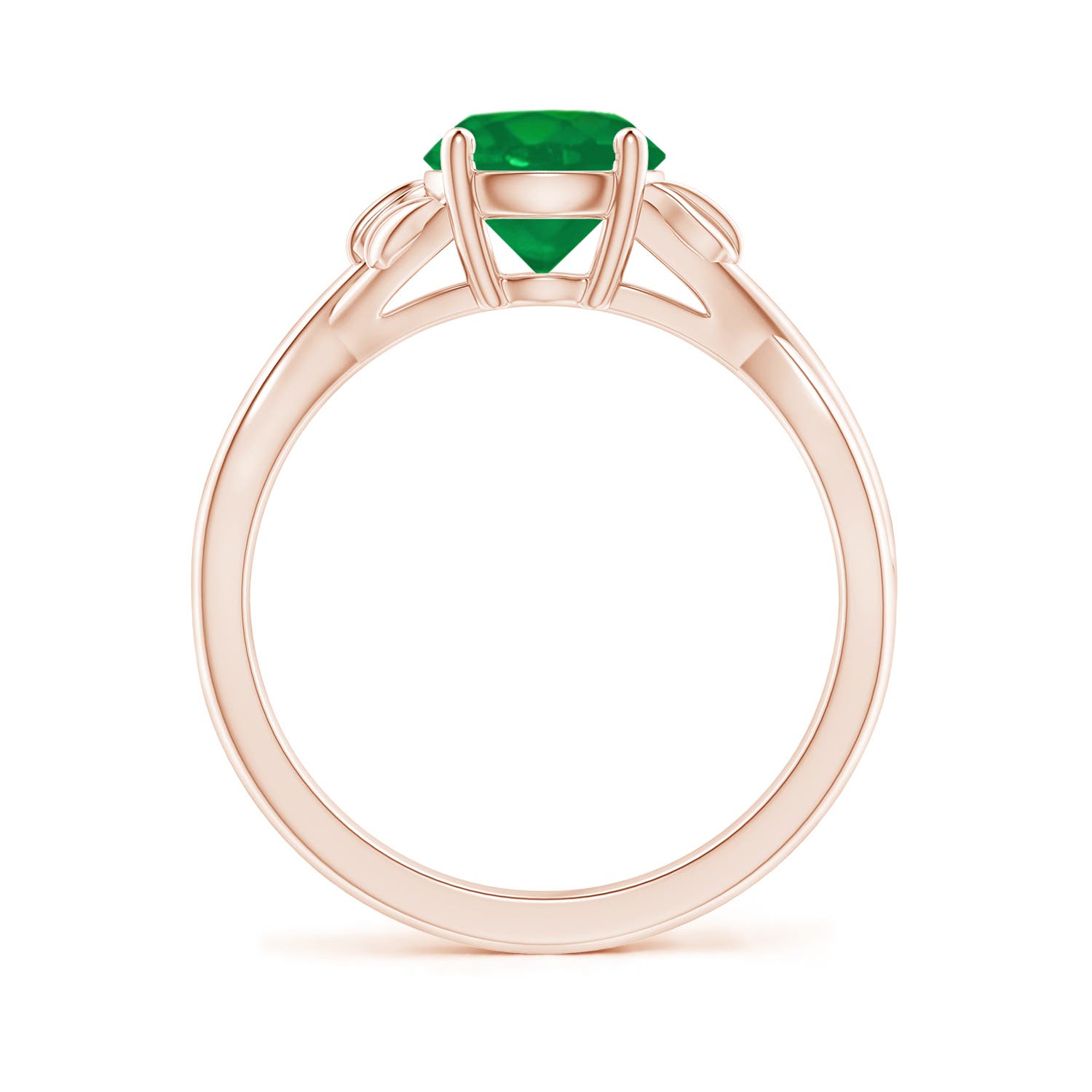 AA - Emerald / 1.2 CT / 14 KT Rose Gold