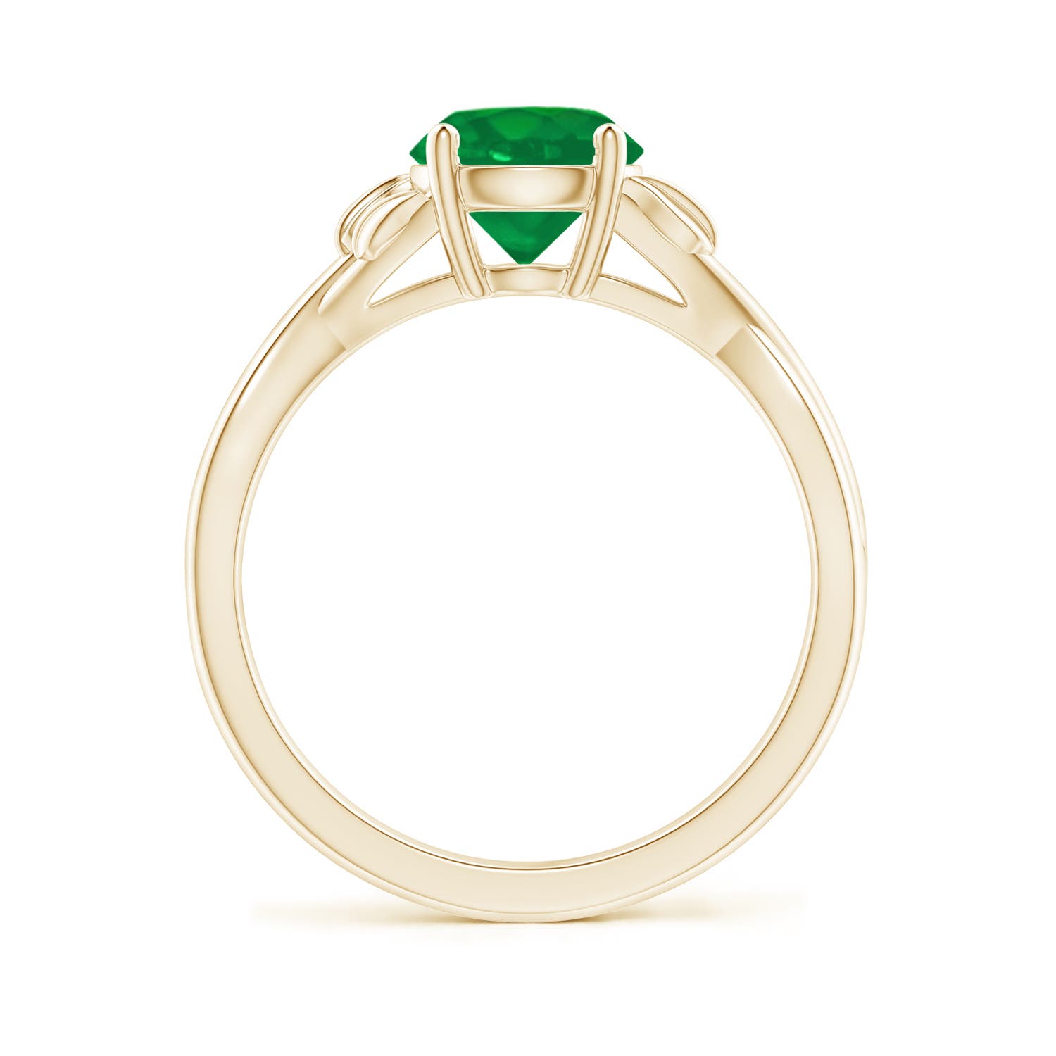 AA - Emerald / 1.2 CT / 14 KT Yellow Gold