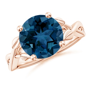 Round AAA London Blue Topaz