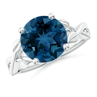 Round AAA London Blue Topaz