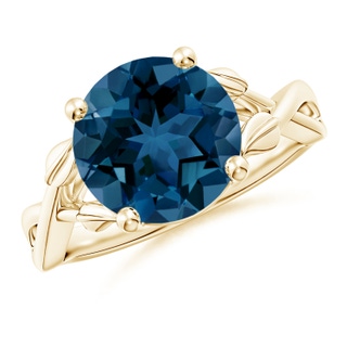 Round AAA London Blue Topaz