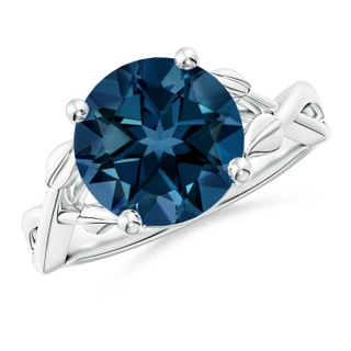 Round AAAA London Blue Topaz