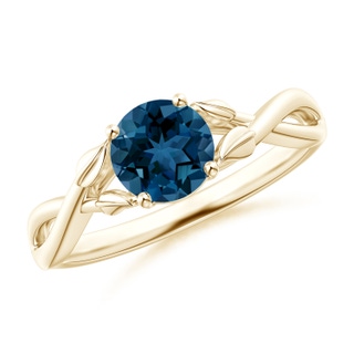 Round AAA London Blue Topaz