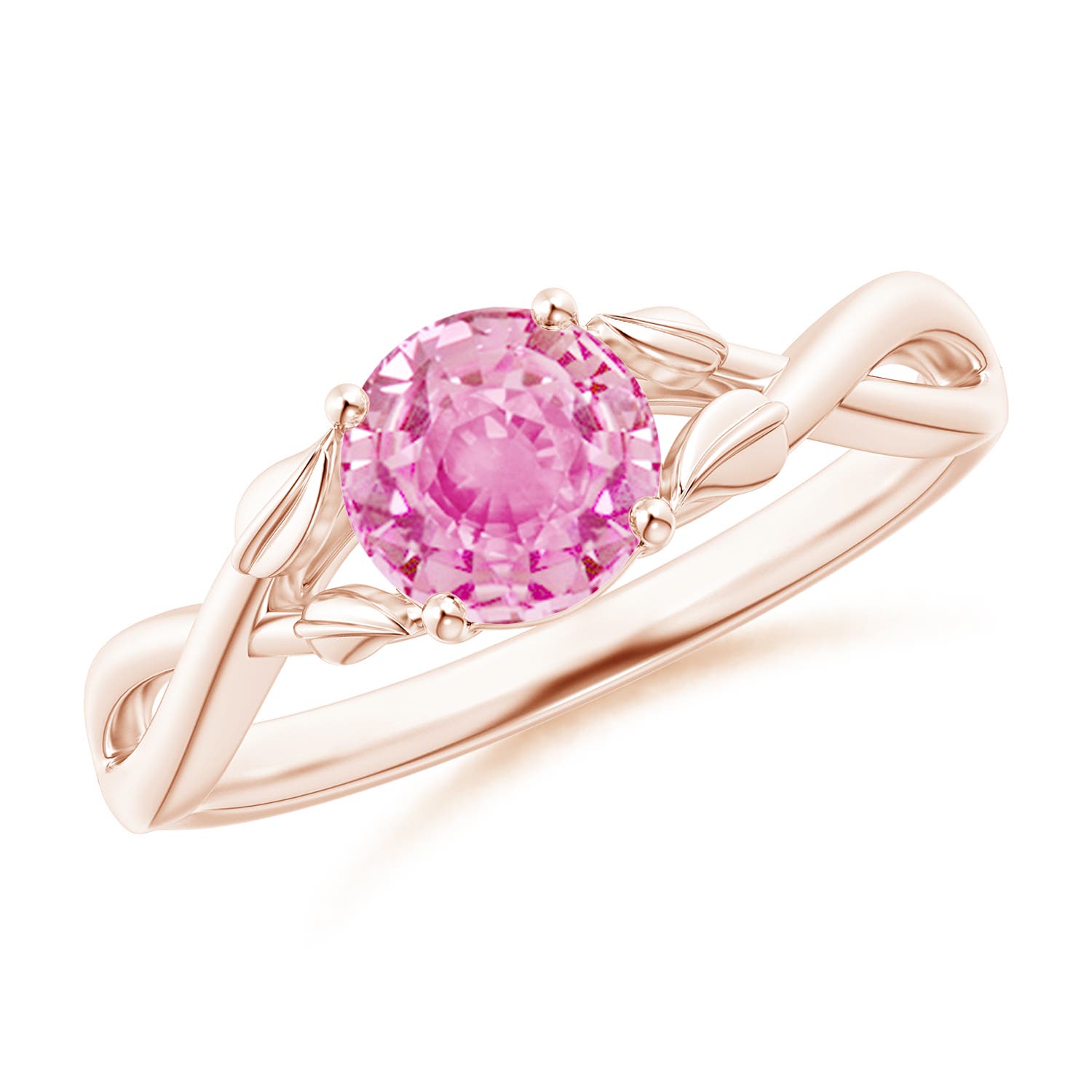 A - Pink Sapphire / 1 CT / 14 KT Rose Gold