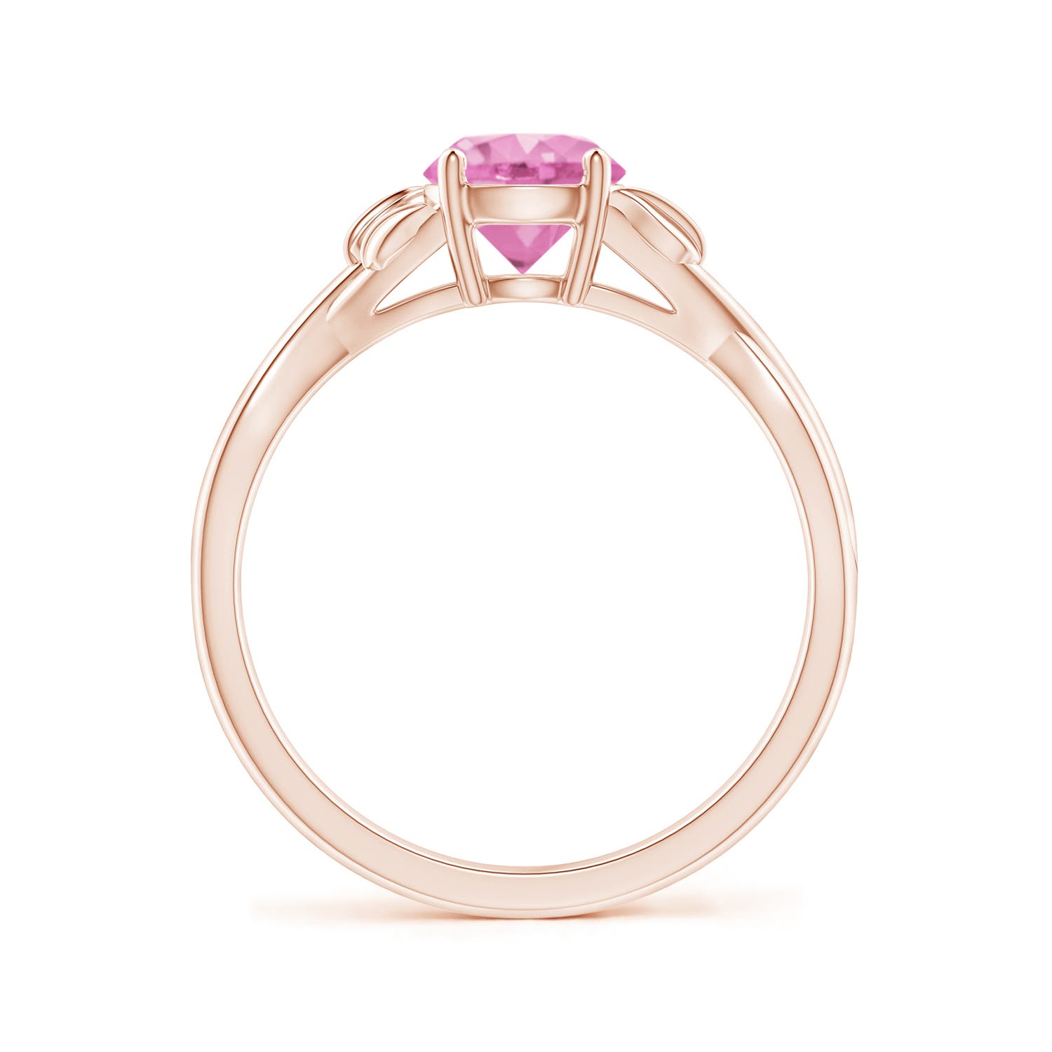 A - Pink Sapphire / 1 CT / 14 KT Rose Gold