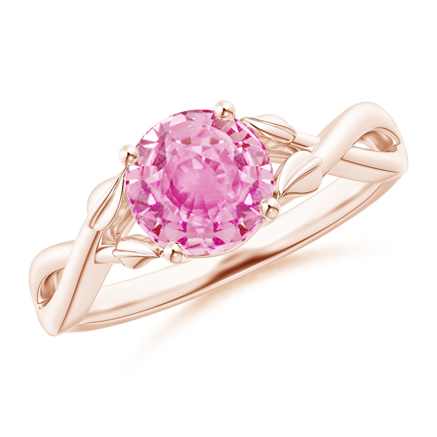 A - Pink Sapphire / 1.6 CT / 14 KT Rose Gold