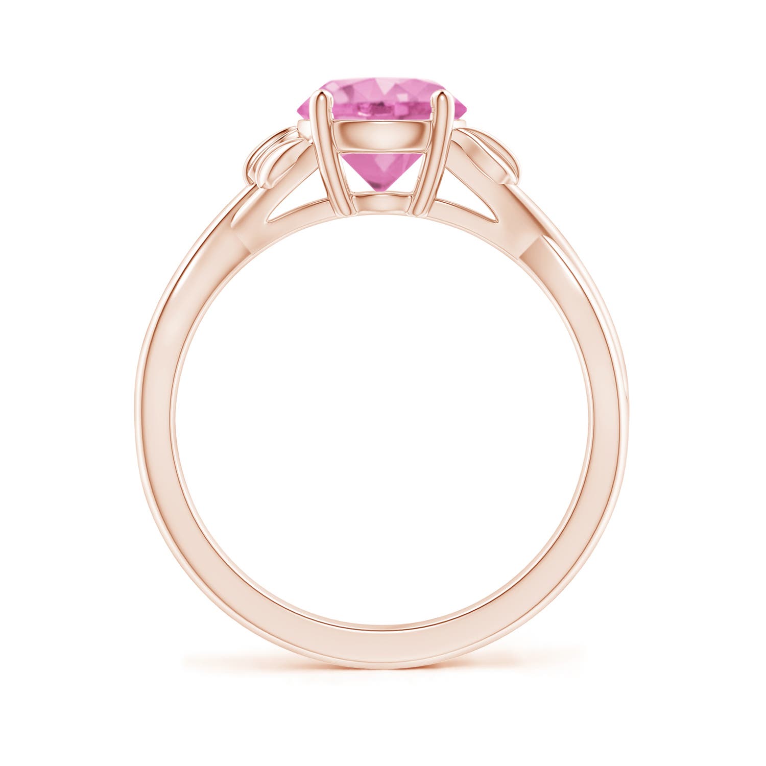 A - Pink Sapphire / 1.6 CT / 14 KT Rose Gold