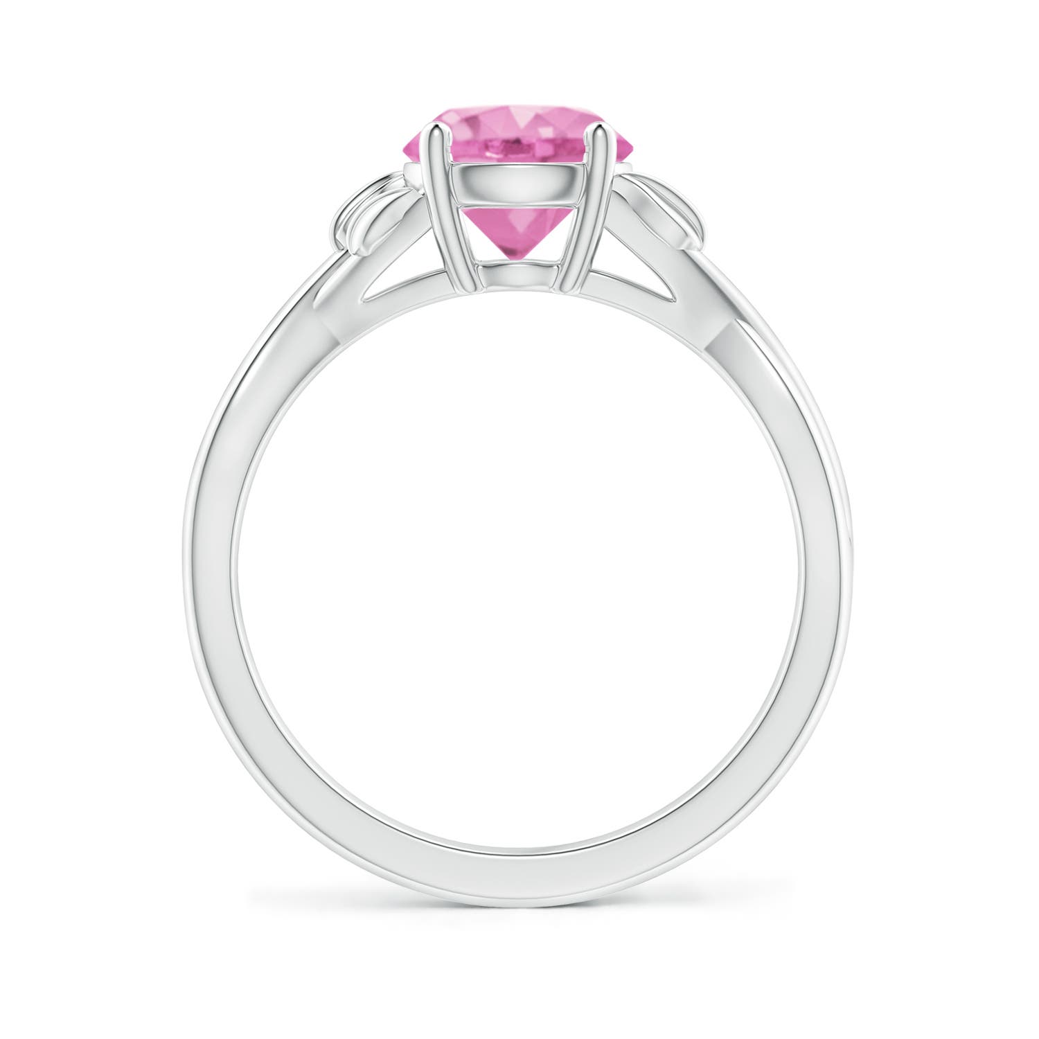 A - Pink Sapphire / 1.6 CT / 14 KT White Gold