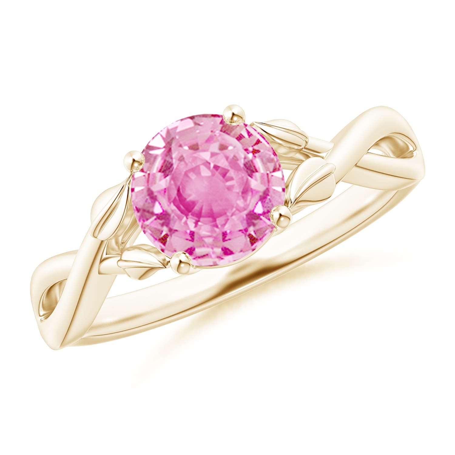 A - Pink Sapphire / 1.6 CT / 14 KT Yellow Gold