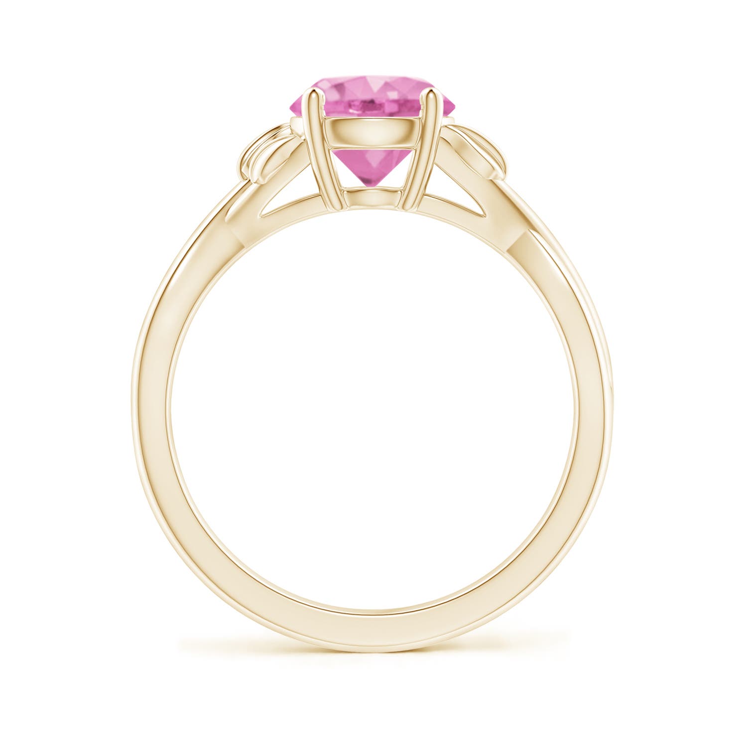 A - Pink Sapphire / 1.6 CT / 14 KT Yellow Gold