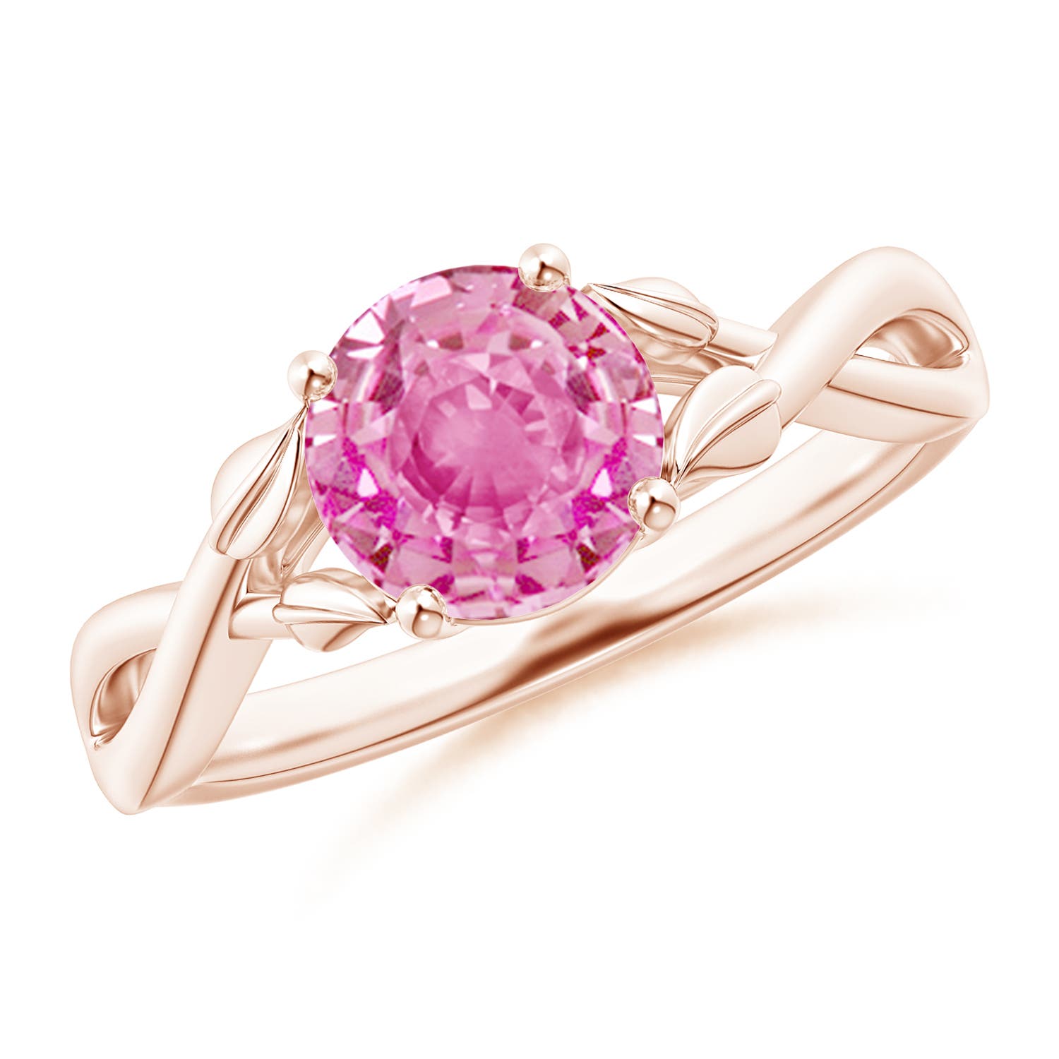 AA - Pink Sapphire / 1.6 CT / 14 KT Rose Gold