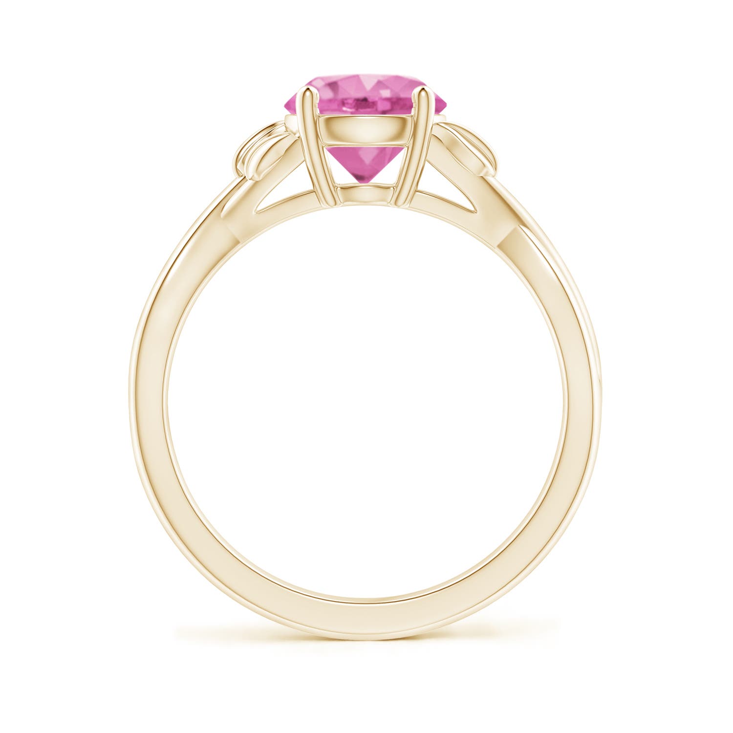 AA - Pink Sapphire / 1.6 CT / 14 KT Yellow Gold