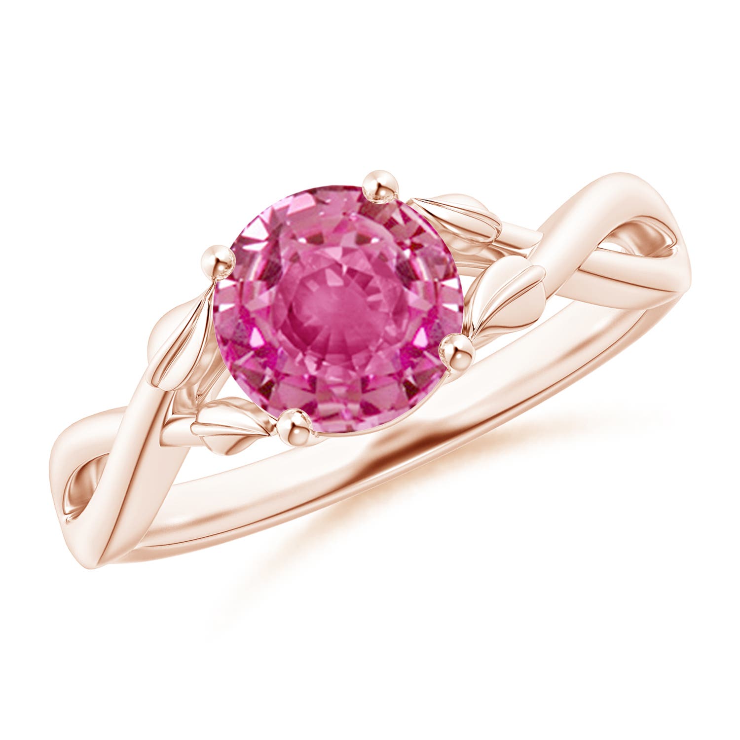 AAA - Pink Sapphire / 1.6 CT / 14 KT Rose Gold