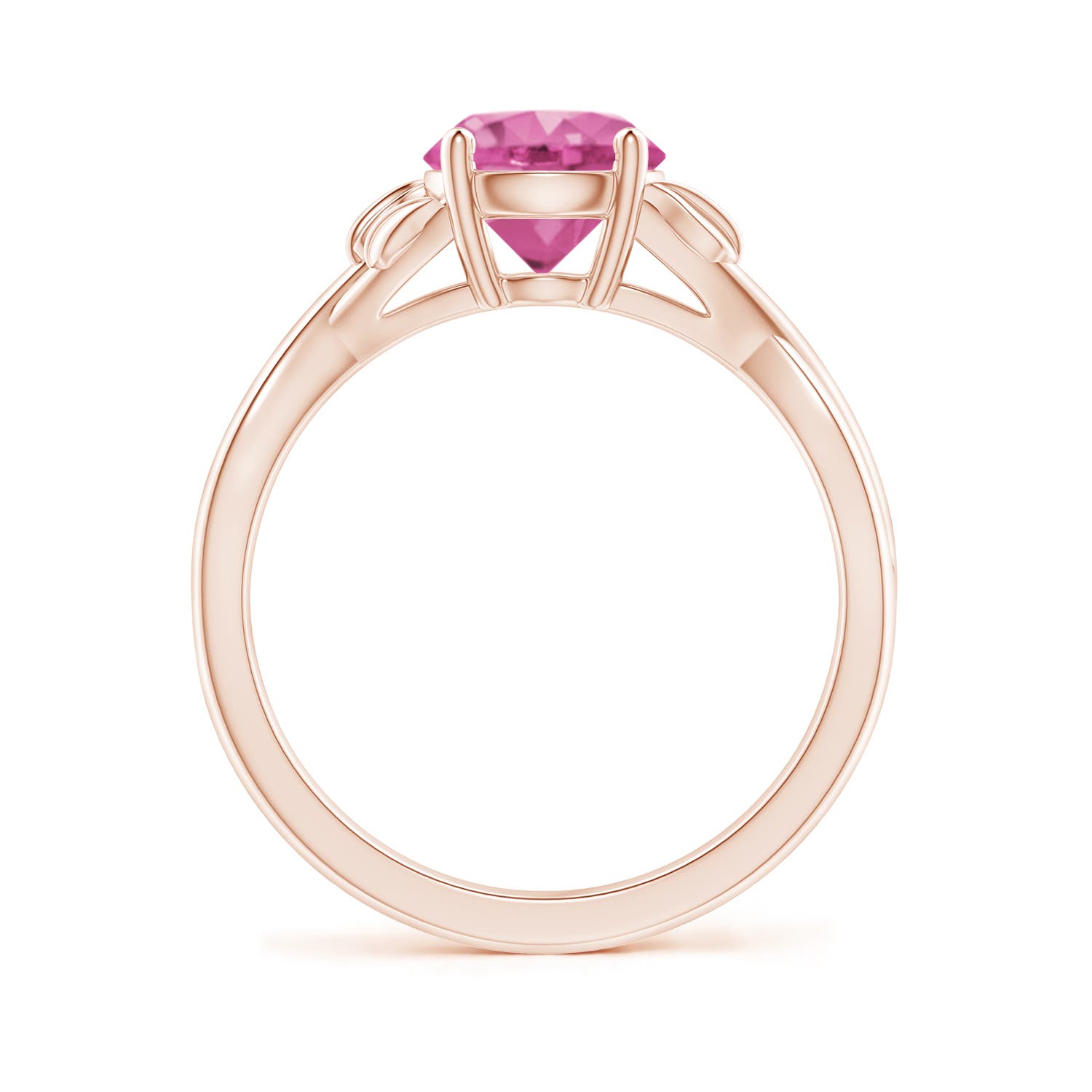 AAA - Pink Sapphire / 1.6 CT / 14 KT Rose Gold