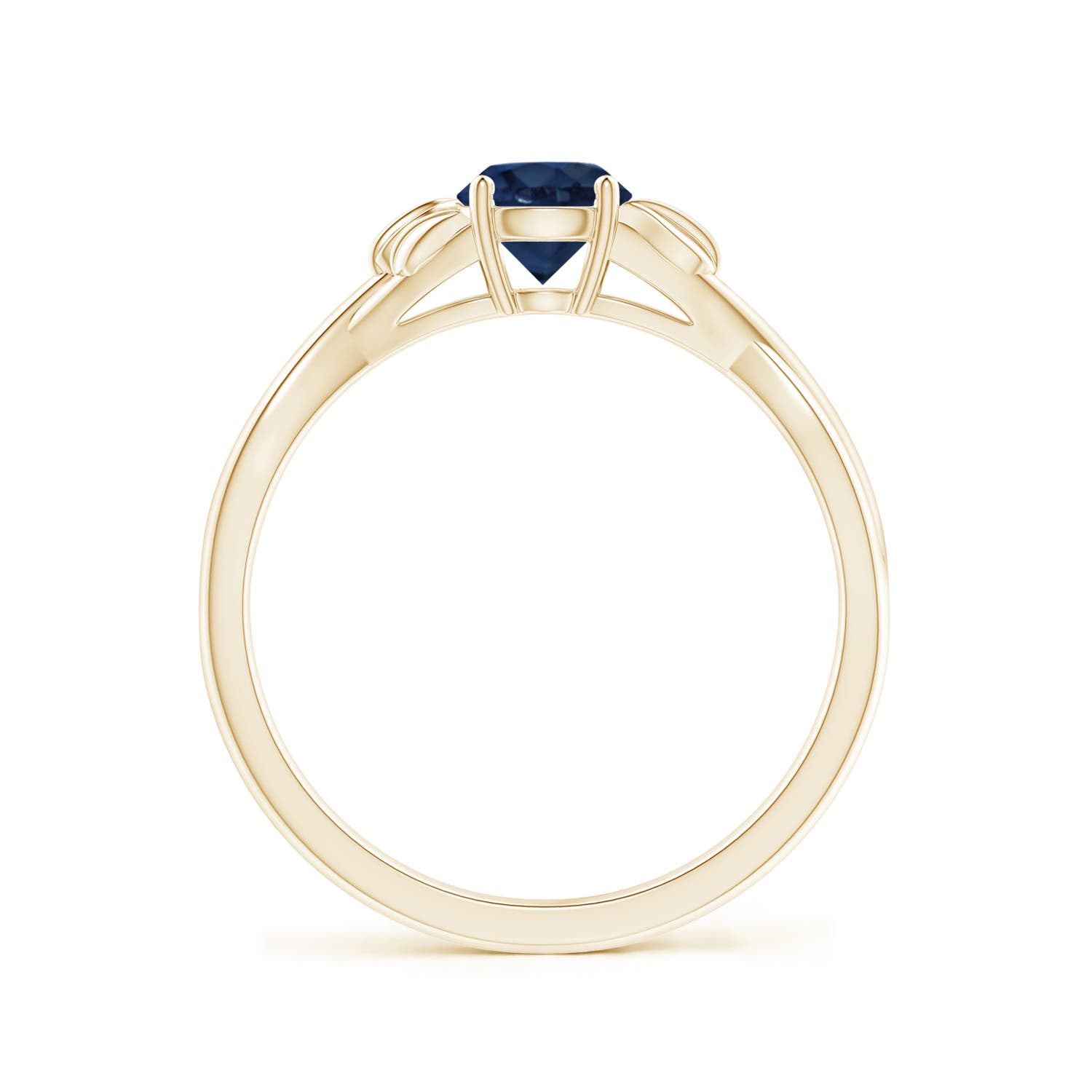 AA - Blue Sapphire / 0.6 CT / 14 KT Yellow Gold