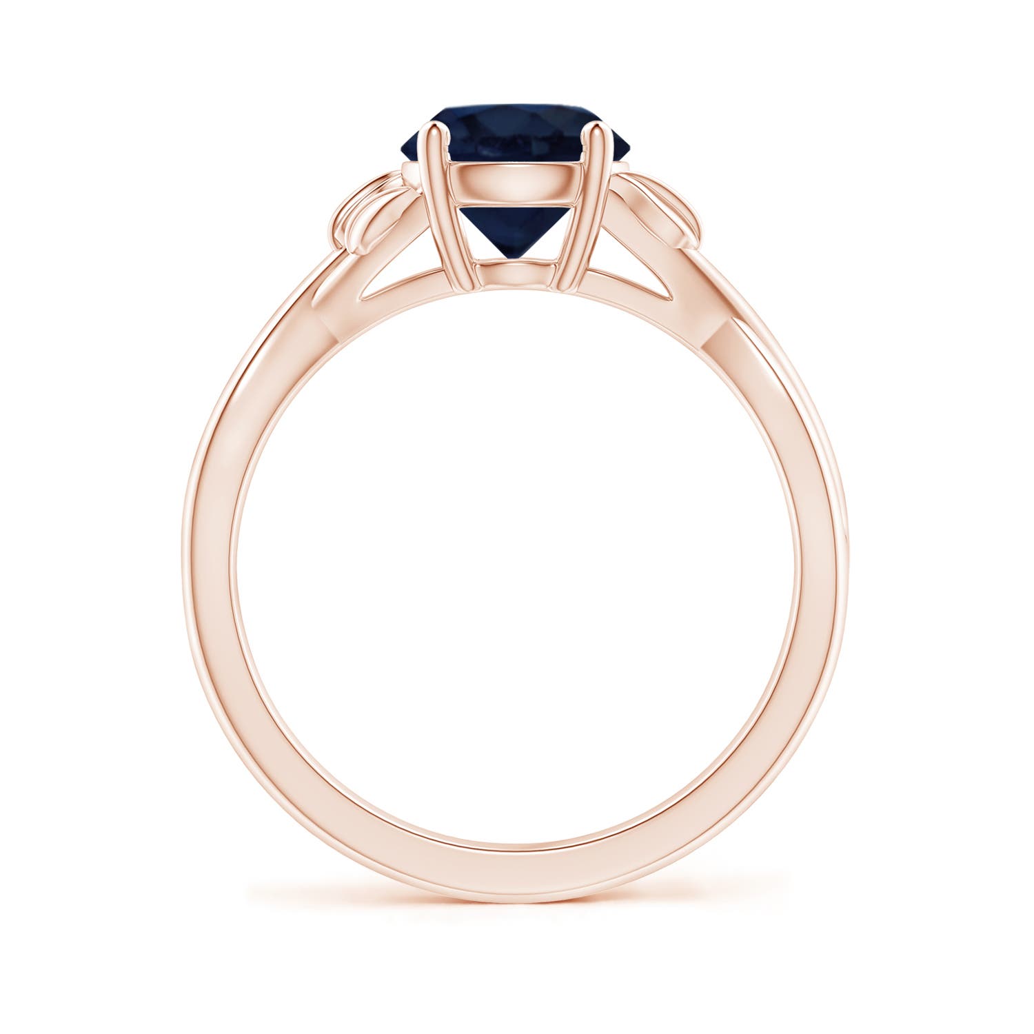 A - Blue Sapphire / 1.6 CT / 14 KT Rose Gold