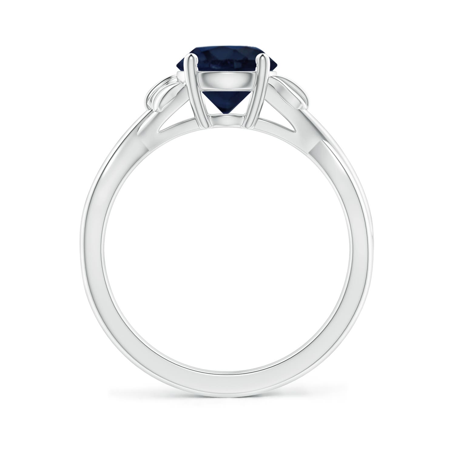 A - Blue Sapphire / 1.6 CT / 14 KT White Gold