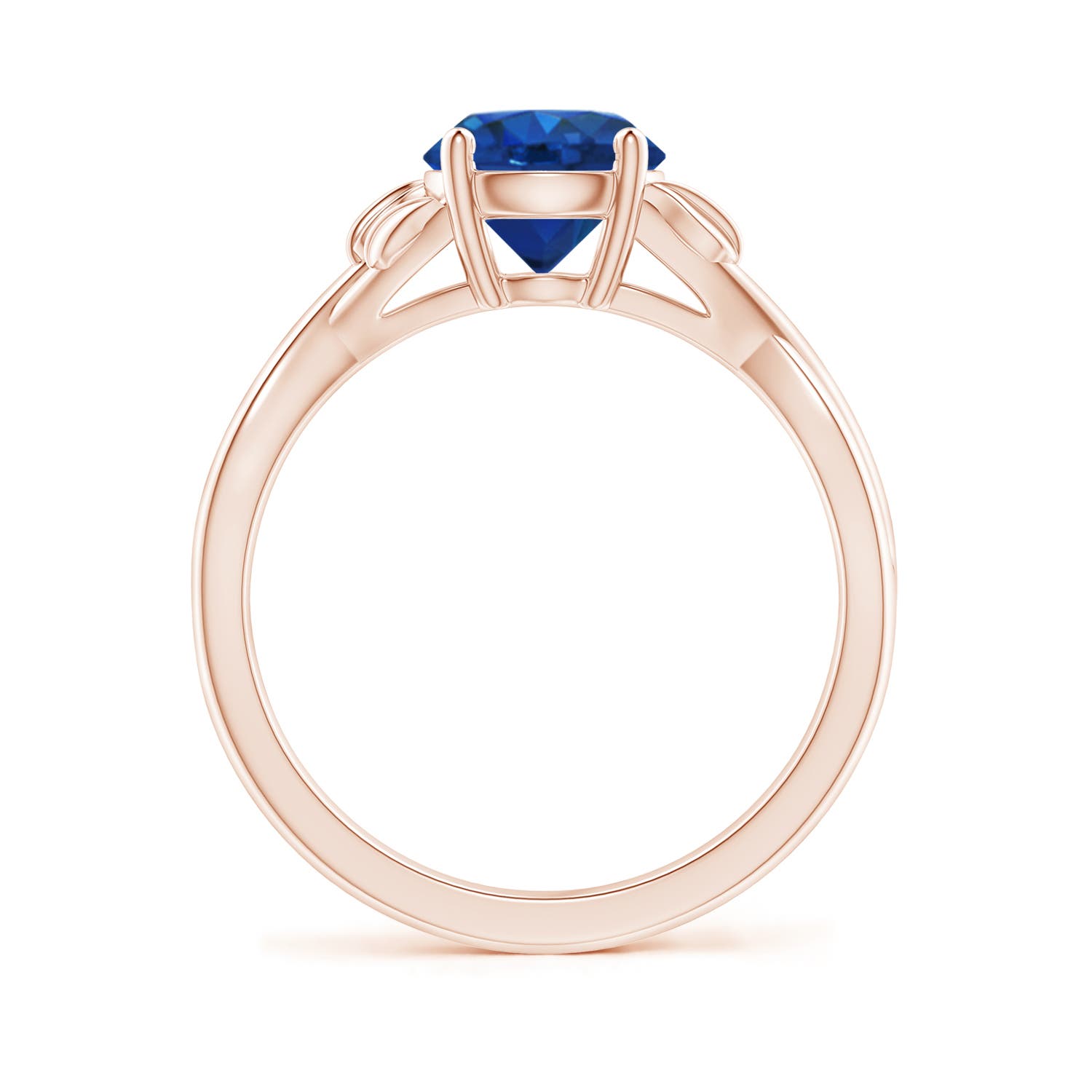 AAA - Blue Sapphire / 1.6 CT / 14 KT Rose Gold