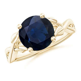 Round A Blue Sapphire