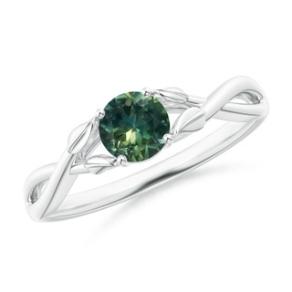 Round AA Teal Montana Sapphire