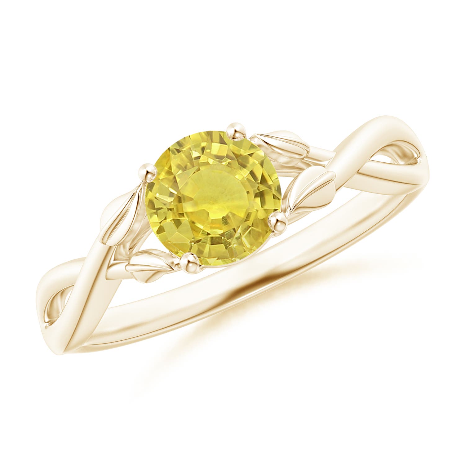 AA - Yellow Sapphire / 1 CT / 14 KT Yellow Gold