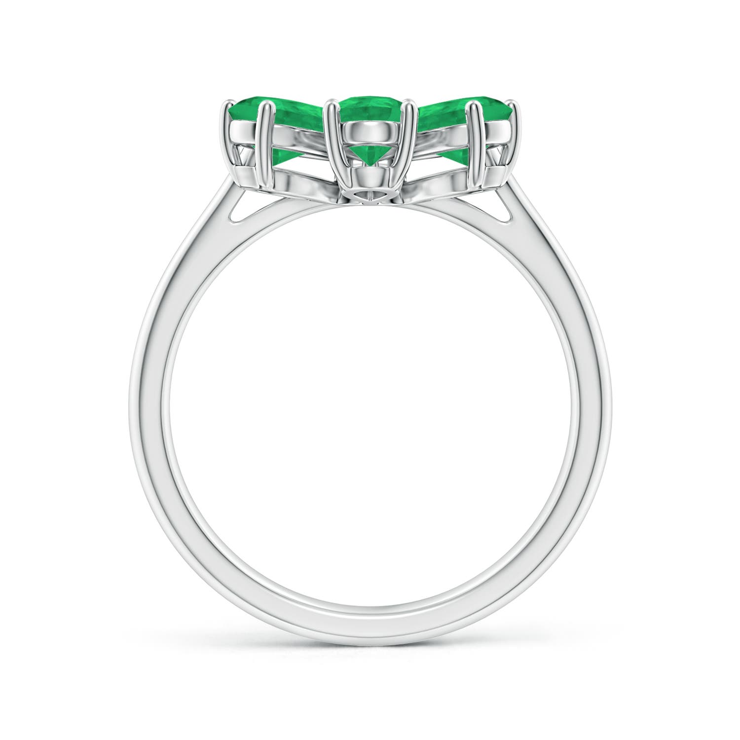 A - Emerald / 2.14 CT / 14 KT White Gold