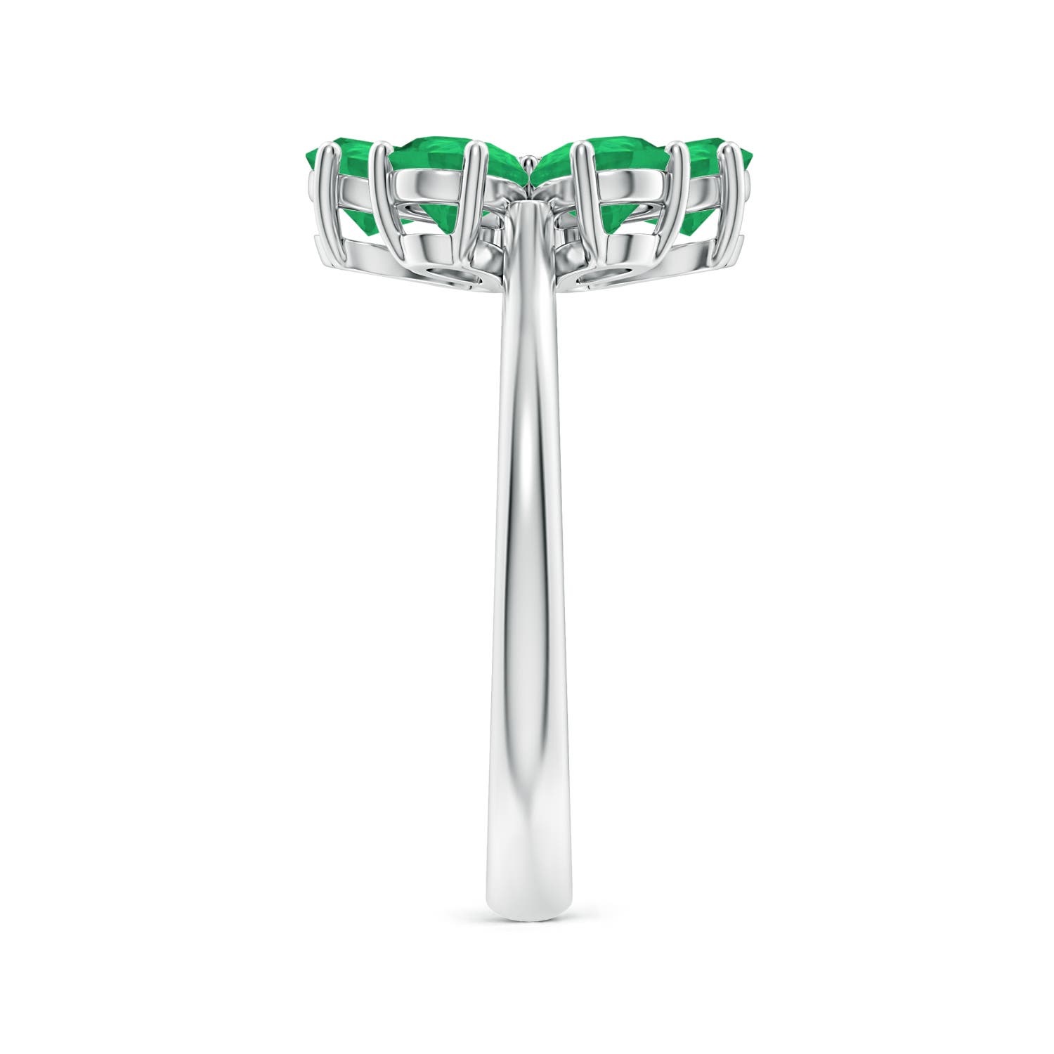 A - Emerald / 2.14 CT / 14 KT White Gold