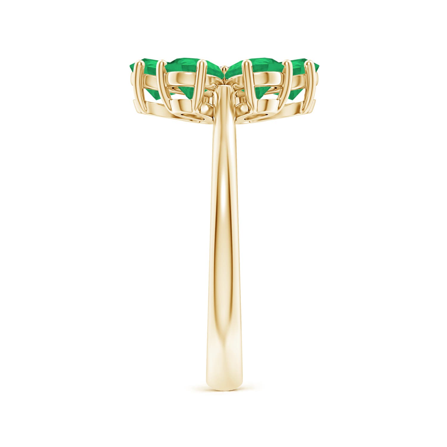 A - Emerald / 2.14 CT / 14 KT Yellow Gold