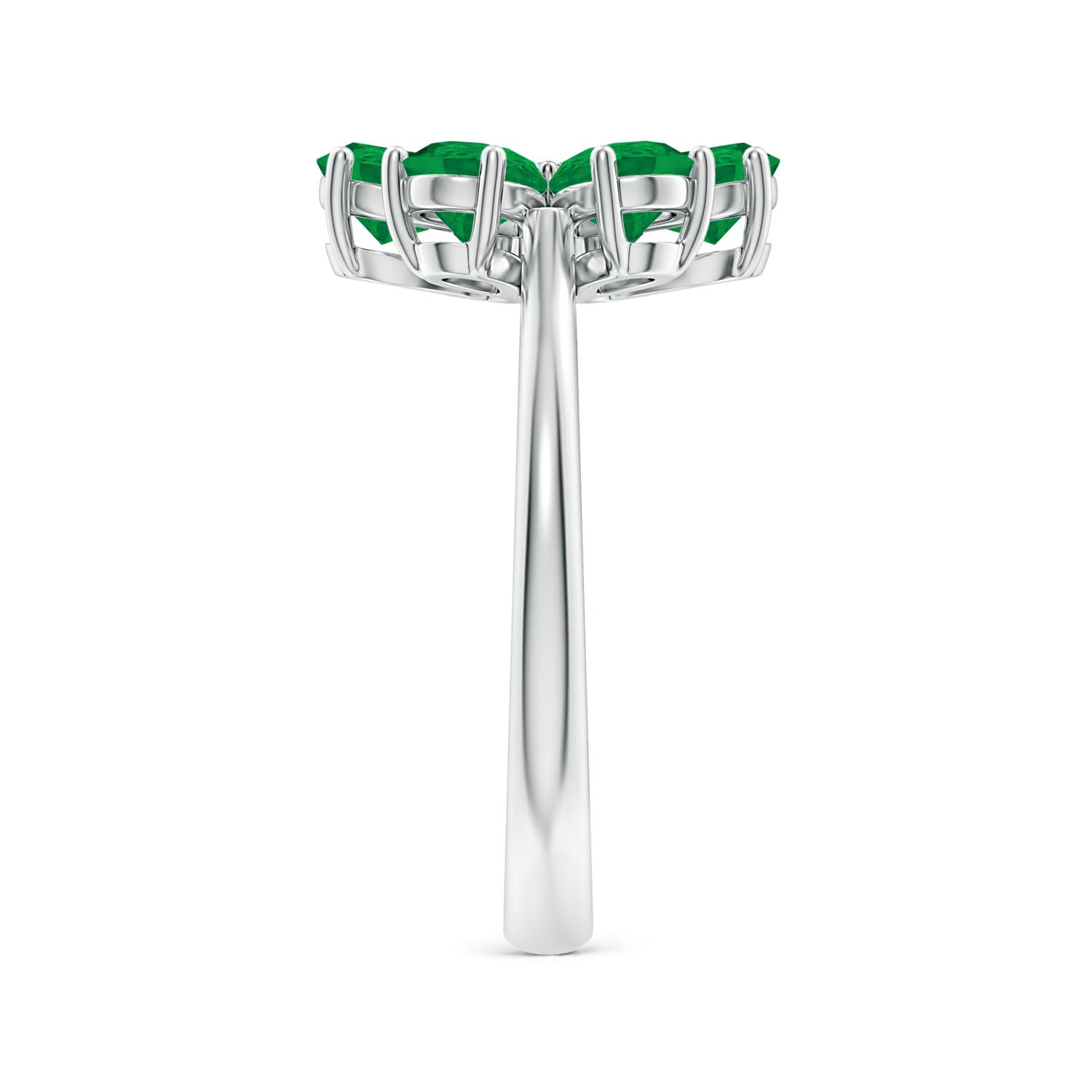 AA - Emerald / 2.14 CT / 14 KT White Gold